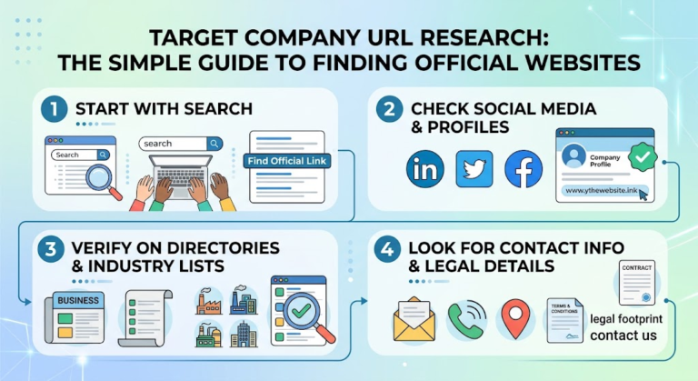 target company url research